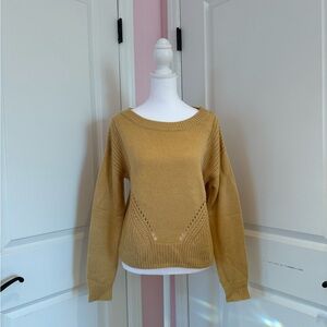 Aeropostale sweater. Mustard, dark tan color. Size XS